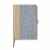 Блокнот VINGA Albon из переработанных фетра и бумаги GRS, А5, Серый, Цвет: серый,, Размер: Длина 15 см., ширина 1,5 см., высота 21,9 см., диаметр 0 см.