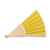 Веер, желтый, Цвет: желтый, Размер: 21x2.4x1 см, изображение 3