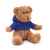 Медведь плюшевый в футболке, синий, Цвет: синий, Размер: 13x15 см