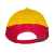 Бейсболка 'BOOSTER', 5 клиньев, металлическая застежка, желтый/красный, 100% хлопок, 260г/м2, Цвет: желтый, красный, изображение 3