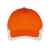 Бейсболка 'BOOSTER', 5 клиньев, металлическая застежка, оранжевый/белый, 100% хлопок, 260г/м2, Цвет: оранжевый, белый, изображение 2