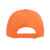 Бейсболка 'Hit', 5 клиньев,  застежка на липучке, оранжевый, 100% п/э, плотность 135 г/м2, Цвет: оранжевый, изображение 3