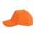 Бейсболка 'Optima S', 5 клиньев, металлическая застежка, оранжевый, 100% хлопок, плотность 175 г/м2, Цвет: оранжевый, изображение 2