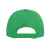Бейсболка 'Hit', 5 клиньев,  застежка на липучке, зеленый, 100% п/э, плотность 135 г/м2, Цвет: зеленый, изображение 3