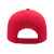 Бейсболка 'GEAR', 5 клиньев,  застежка на липучке, красный, ткань1:100% х/б, ткань2:100%п/э, 260 г/м, Цвет: красный, изображение 4
