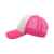 Бейсболка 'RAPPER', 5 клиньев, пластиковая застежка, розовый неон с белым, 100% полиэстер, 80 г/м2, Цвет: белый, розовый, изображение 3