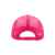 Бейсболка 'RAPPER', 5 клиньев, пластиковая застежка, розовый неон с белым, 100% полиэстер, 80 г/м2, Цвет: белый, розовый, изображение 5