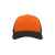 Бейсболка 'RAPPER',5 клиньев,пластиковая застежка,оранжевый с черным,100% полиэстер,плотность80 г/м2, Цвет: оранжевый, черный, изображение 3