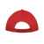 Бейсболка 'SUNNY', 5 клиньев, застежка на липучке,  красный, 100% хлопок, плотность 180 г/м2, Цвет: красный, изображение 3
