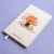 Бизнес-блокнот FUNKY SNOW, 130*210 мм, белый с оранжевым форзацем, мягкая обложка, блок в точку, Цвет: белый, оранжевый, изображение 3