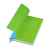 Бизнес-блокнот 'Funky', 130*210 мм, голубой,  зеленый форзац, мягкая обложка, блок-линейка, Цвет: голубой, зеленый, изображение 2