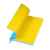 Бизнес-блокнот 'Funky', 130*210 мм, голубой, желтый форзац, мягкая обложка, блок-линейка, Цвет: голубой, желтый, изображение 2