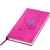 Бизнес-блокнот 'Funky', 130*210 мм, розовый, фиолетовый  форзац, мягкая обложка,  в линейку, Цвет: розовый, фиолетовый, изображение 6