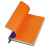 Бизнес-блокнот 'Funky' фиолетовый с оранжевым форзацем, мягкая обложка,  линейка, Цвет: фиолетовый, оранжевый, изображение 2