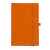 Бизнес-блокнот 'Gracy', 130х210 мм, оранжев., кремовая бумага, гибкая обложка, в линейку, на резинке, изображение 2