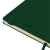 Бизнес-блокнот 'Gracy', 130х210 мм, зеленый, кремовая бумага, гибкая обложка, в линейку, на резинке, Цвет: зеленый, Размер: 130х210 мм, изображение 7