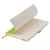 Бизнес-блокнот 'Gracy', 130х210 мм, зел.ябл., кремовая бумага, гибкая обложка, в линейку, на резинке, изображение 4