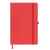 Бизнес-блокнот А5  'Silky', красный,  твердая обложка,  в клетку, Цвет: красный, изображение 2
