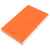 Бизнес-блокнот 'Combi', 130*210 мм, бело-оранжевый, кремовый форзац, гибкая обложка, в клетку/нелин, Цвет: белый, оранжевый, изображение 2