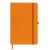 Бизнес-блокнот А5  'Silky', оранжевый,  твердая обложка,  в клетку, Цвет: оранжевый, изображение 2