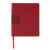 Бизнес-блокнот 'Tweedi', 150х180 мм, красный, кремовая бумага, гибкая обложка, в линейку, Цвет: красный, изображение 2