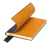 Бизнес-блокнот 'Trendi', 130*210 мм, черно-оранжевый, мягкая обложка, в линейку, Цвет: черный, оранжевый, изображение 5