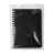 Блокнот на двойной пружине HELIX MINI, 105 х 150  мм, черный с белым, блок в клетку, Цвет: черный, белый, изображение 7