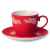 Чайная пара TENDER, 250 мл, красный, фарфор, прорезиненное покрытие, Цвет: красный, изображение 10