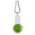 Брелок FLOYKIN со свистком, фонариком и светоотражателем  на карабине, зеленый с белым,3,7х6,7х1,5см, Цвет: белый, зеленый, изображение 2