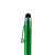 CLICKER TOUCH, ручка шариковая со стилусом для сенсорных экранов, зеленый/хром, металл, Цвет: зеленый, серебристый, изображение 2
