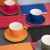 Чайная пара TENDER, 250 мл, оранжевый, фарфор, прорезиненное покрытие, Цвет: оранжевый, изображение 2