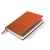 Ежедневник недатированный Campbell, А5,  оранжевый, белый блок, Цвет: оранжевый, изображение 5