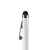 CLICKER TOUCH, ручка шариковая со стилусом для сенсорных экранов, белый/хром, металл, Цвет: белый, серебристый, изображение 2