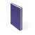 Ежедневник недатированный Duncan, А5,  фиолетовый, белый блок, Цвет: фиолетовый, изображение 9