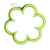 Формочка для приготовления яичницы  'Цветок', 2см, зеленый, силикон, пластик, Цвет: зеленый, изображение 2