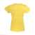 Футболка женская 'California Lady', желтый, S, 100% хлопок, 150 г/м2, Цвет: желтый, Размер: S, изображение 2