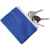 Футляр  для ключей  'Лайт',  синий, 11х7,5х1 см, полиэстер 600D, шелкография, Цвет: синий, изображение 4