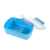 Ланч-бокс FRESH, пластик, 750мл, 18х13х6,1 см, голубой, Цвет: голубой, изображение 2