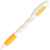 X-5, ручка шариковая, желтый/белый, пластик, Цвет: белый, желтый, изображение 2