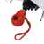 Зонт складной FANTASIA, механический, белый с красной ручкой, Цвет: белый, красный, изображение 4