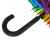 Зонт-трость  'Радуга' (полуавтомат), D=110см, 100% полиэстер, пластик, шелкография, Цвет: разные цвета, изображение 5