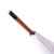 Зонт-трость с деревянной ручкой, полуавтомат, белый, D=103 см, L=90см, нейлон, Цвет: белый, изображение 3