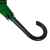 Зонт-трость 'Back to black', полуавтомат, 100% полиэстер, черный с зеленым, Цвет: черный, зеленый, изображение 4