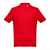Рубашка-поло мужская ADAM, красный, S, 100% хлопок, плотность 195 г/м2, Цвет: красный, Размер: S