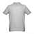 Рубашка-поло мужская ADAM, серый меланж, XXL, 85% хлопок, 15% вискоза, плотность 195 г/м2, Цвет: серый меланж, Размер: XXL