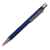 Ручка шариковая FACTOR, синий/темно-серый, металл, пластик, софт-покрытие, Цвет: синий, серый