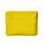 Подушка  надувная дорожная в футляре, желтый, 43,5х27,5 см, твил, шелкография, Цвет: желтый, изображение 4