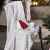 Плед новогодний  'Ёлка' в подарочном мешке, серый, 130х150 см, фланель 220 гр/м2, Цвет: серый, белый, изображение 5