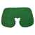 Подушка надувная дорожная в футляре, зеленый, 43,5х27,5 см, твил, шелкография, Цвет: зеленый, изображение 2