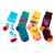 Подарочный набор 4SEASONS', 4 пары тематических носков, Цвет: белый, изображение 2